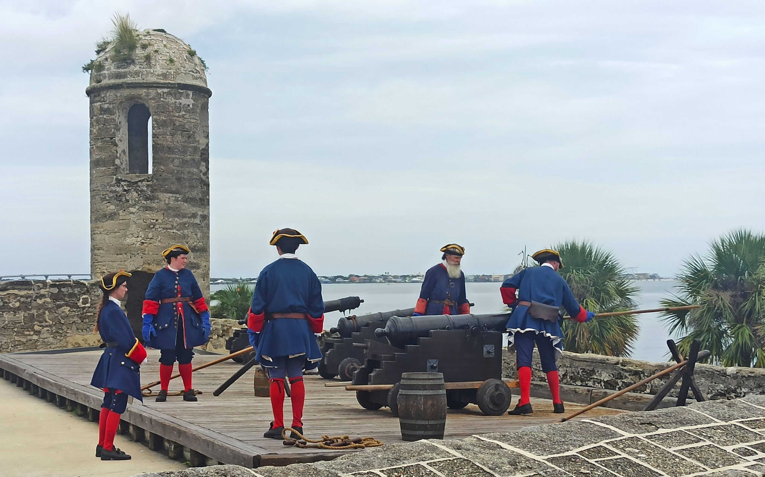 Florida - Recreación en Castillo de San Marcos (San Agustín)